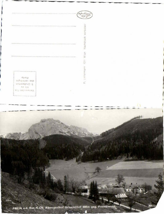 68336,Prein a.d. Rax Gasthaus Griesleitenhof