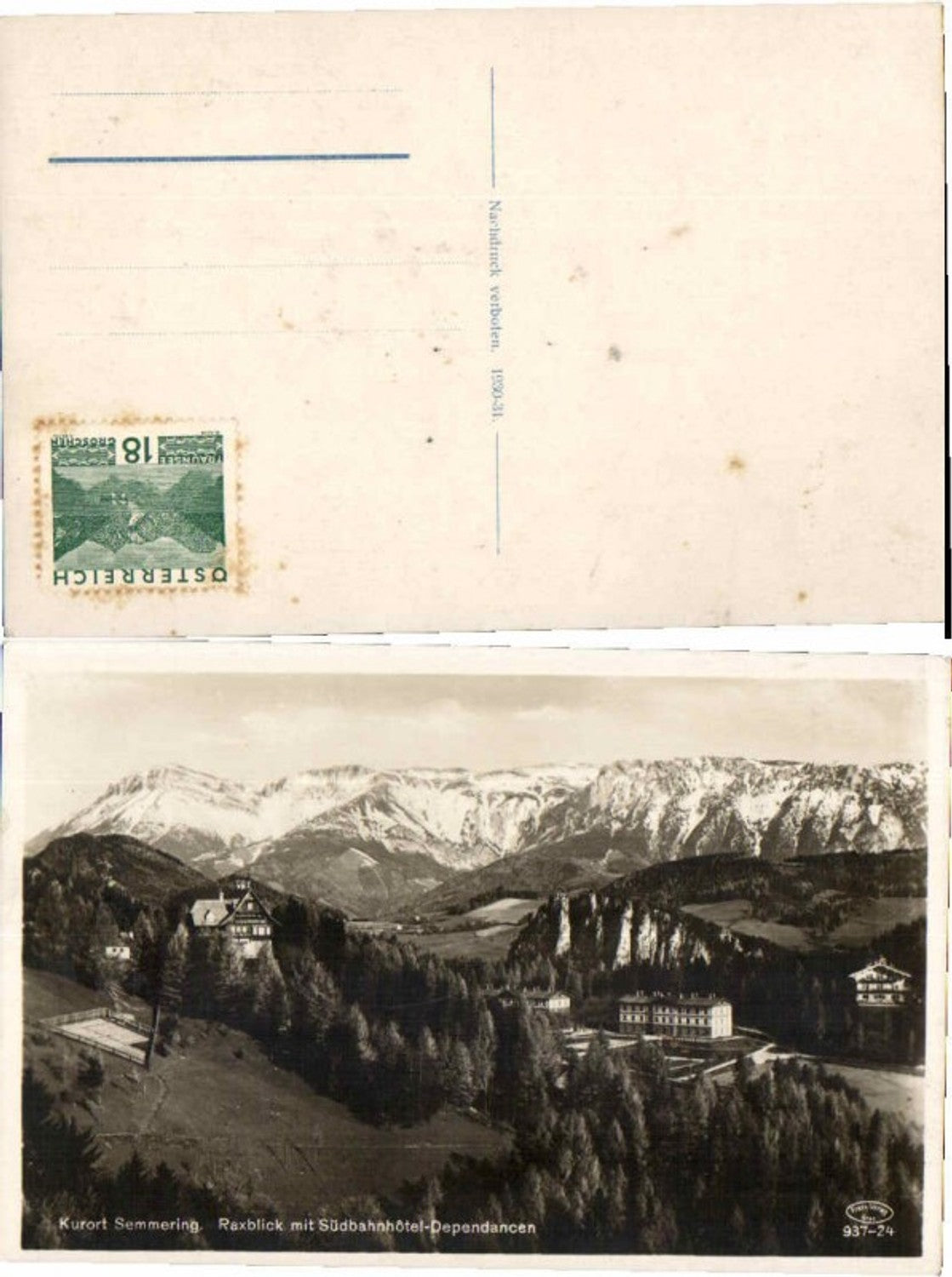 68344,Semmering Raxblick Südbahnhotel