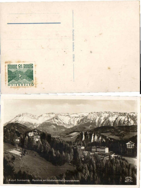 68344,Semmering Raxblick Südbahnhotel