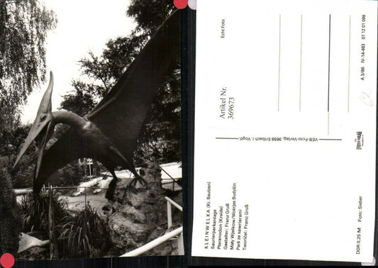 369673,Kleinwelka b. Bautzen Saurierparkanlage Pteranodon Statue