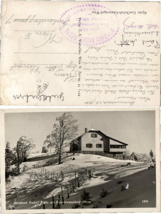68354,Hermann Rudolf Hütte Schwarzwaldeck Hainfeld Ramsau Lilienfeld