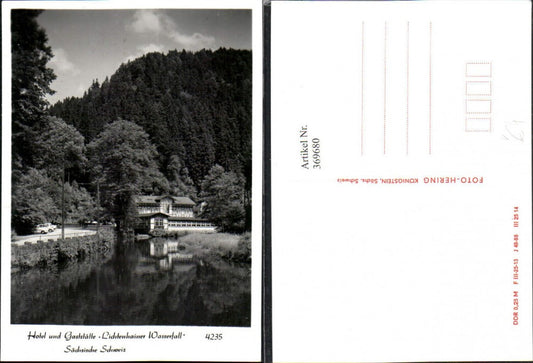 369680,Hotel u. Gaststätte Lichtenhainer Wasserfall b. Sebnitz pub Foto Hering 4235