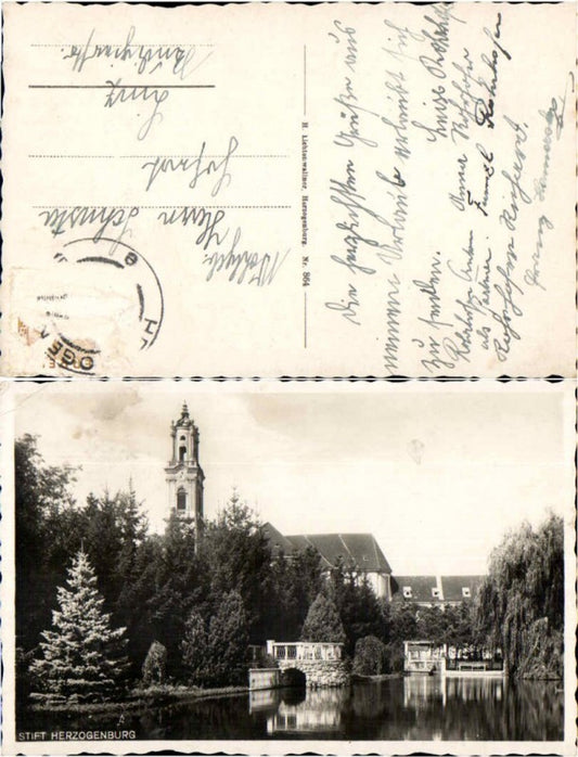 68366,Fotokarte Herzogenburg Partie im Ort 1940
