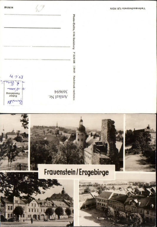 369694,Frauenstein im Erzgebirge Burg Schloss Mehrbildkarte