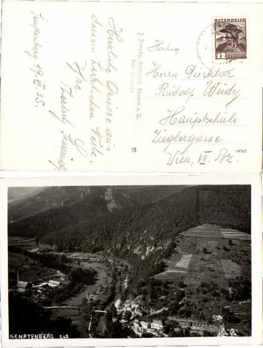 68374,Senftenberg bei Krems Imbach 1935