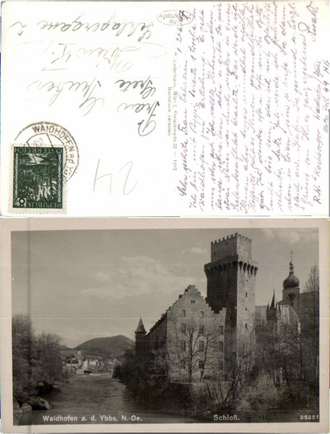 68375,Waidhofen a.d. Ybbs Schloss pub Ledermann 36851