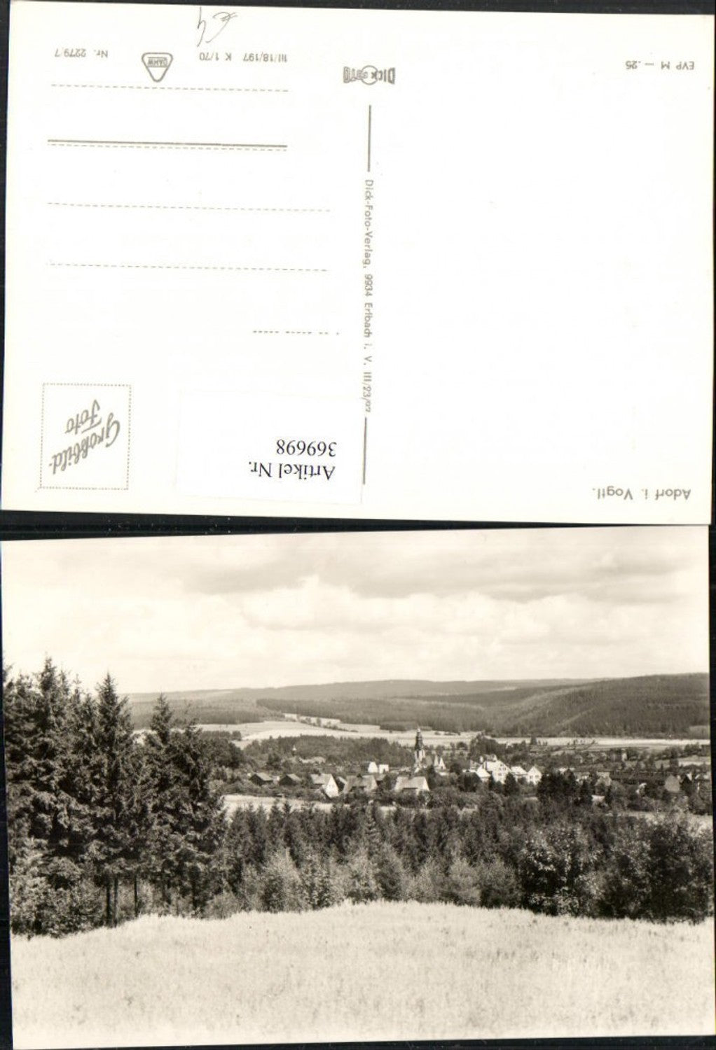 369698,Adorf im Vogtland Teilansicht