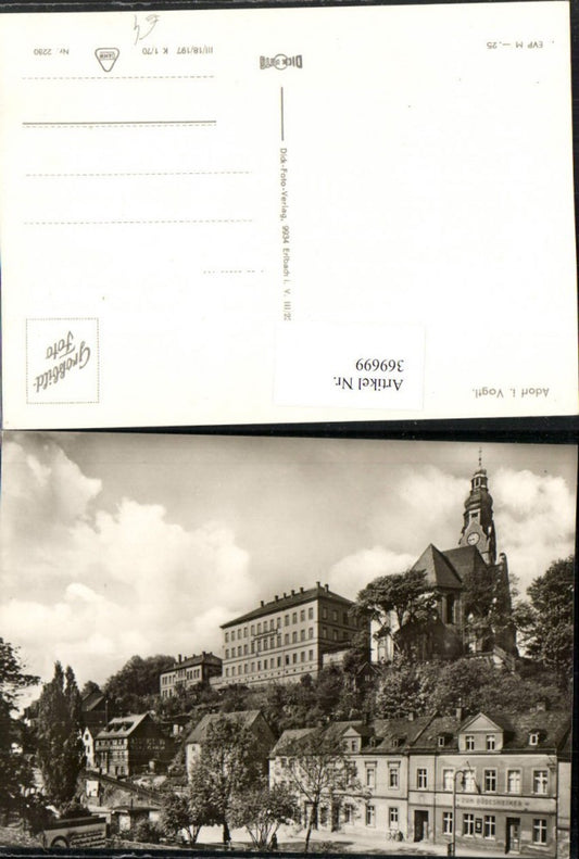 369699,Adorf im Vogtland Kirche Gasthof zum Rüdesheimer