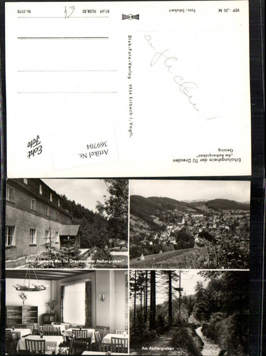 369704,Geising Totale Erholungsheim Speiseraum Aschergraben Mehrbildkarte