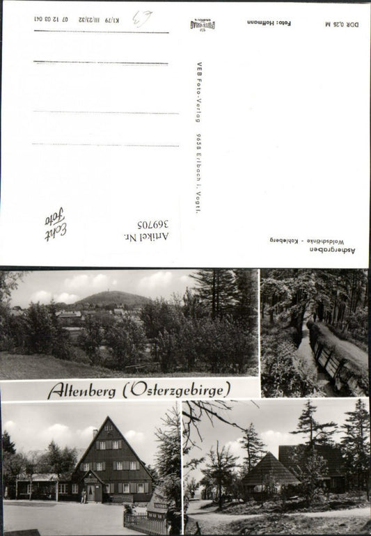 369705,Altenberg im Erzgebirge Aschergraben Waldschänke Kahleberg Mehrbildkarte