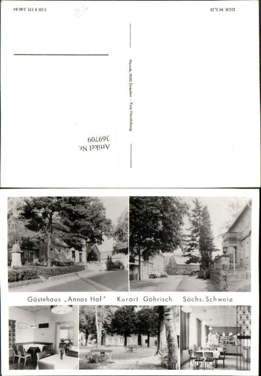 369709,Sächsische Schweiz Gohrisch Gästehaus Annas Hof Mehrbildkarte