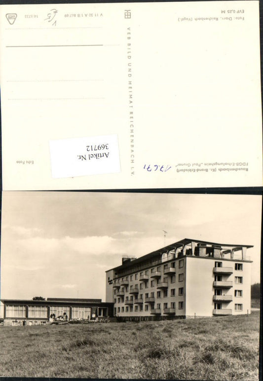 369712,Rauschenbach Erholungsheim Paul Gruner pub VEB