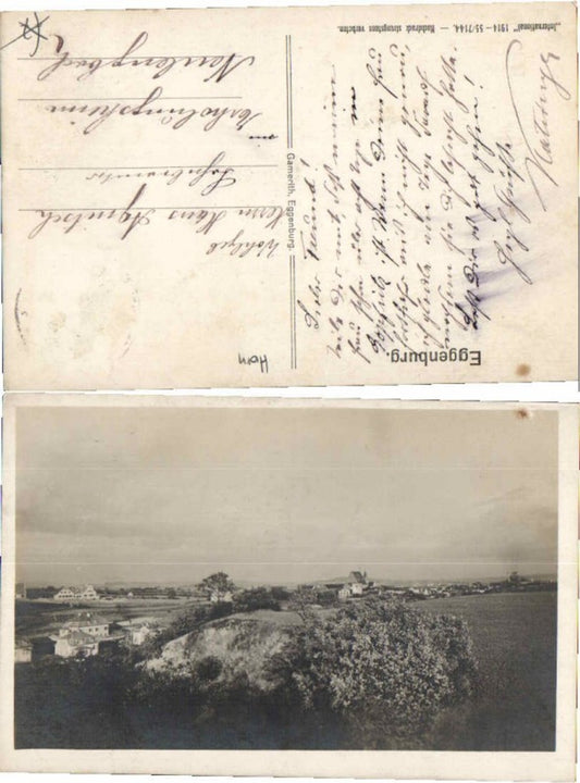 68408,Fotokarte Eggenburg Ortsrand 1914