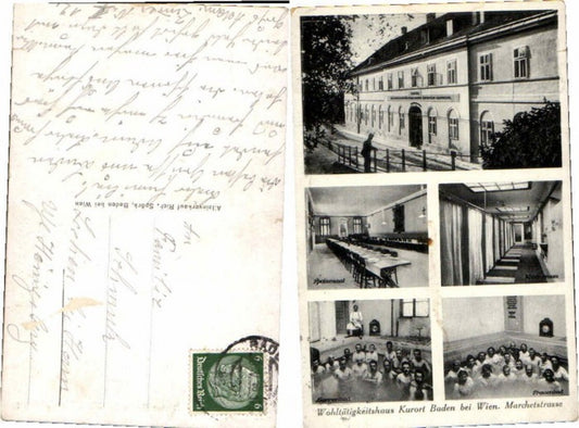 68417,Baden bei Wien Marchestrasse Bad m. Leuten