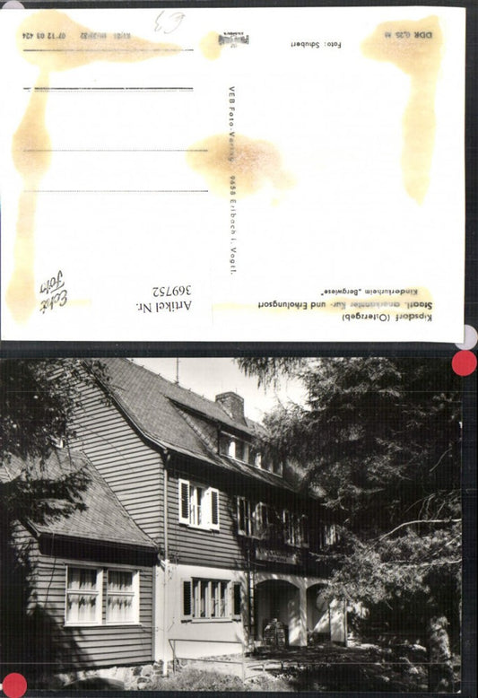369752,Kipsdorf im Erzgebirge Kinderkurheim Bergwiese