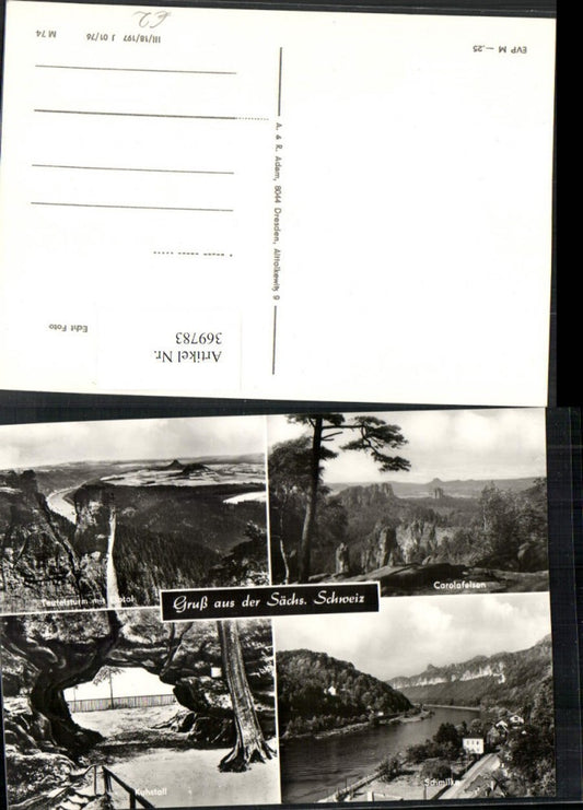 369783,Sächsische Schweiz Schmilka Carola-Felsen Teufelsturm Kuhstall Mehrbildkarte