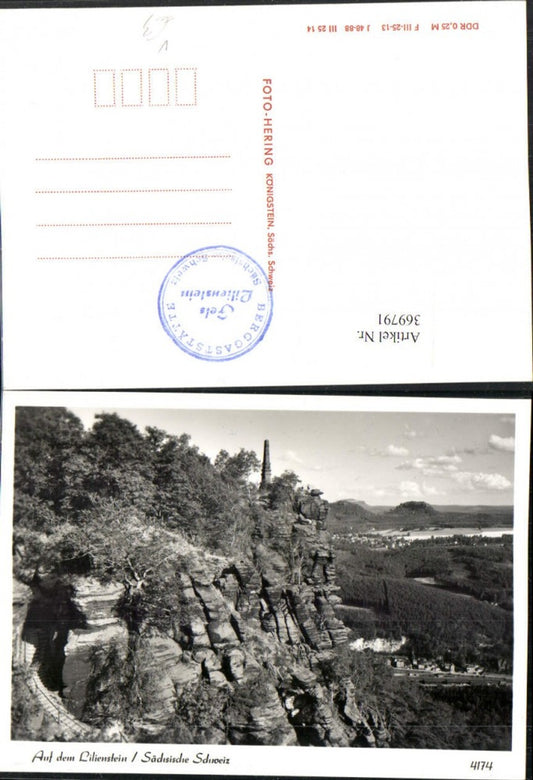 369791,Sächsische Schweiz Lilienstein b. Pirna Felswand pub Foto Hering 4174