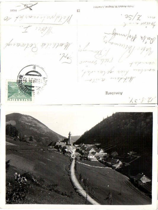 68484,Annaberg Partie zum Ort m. Leuten