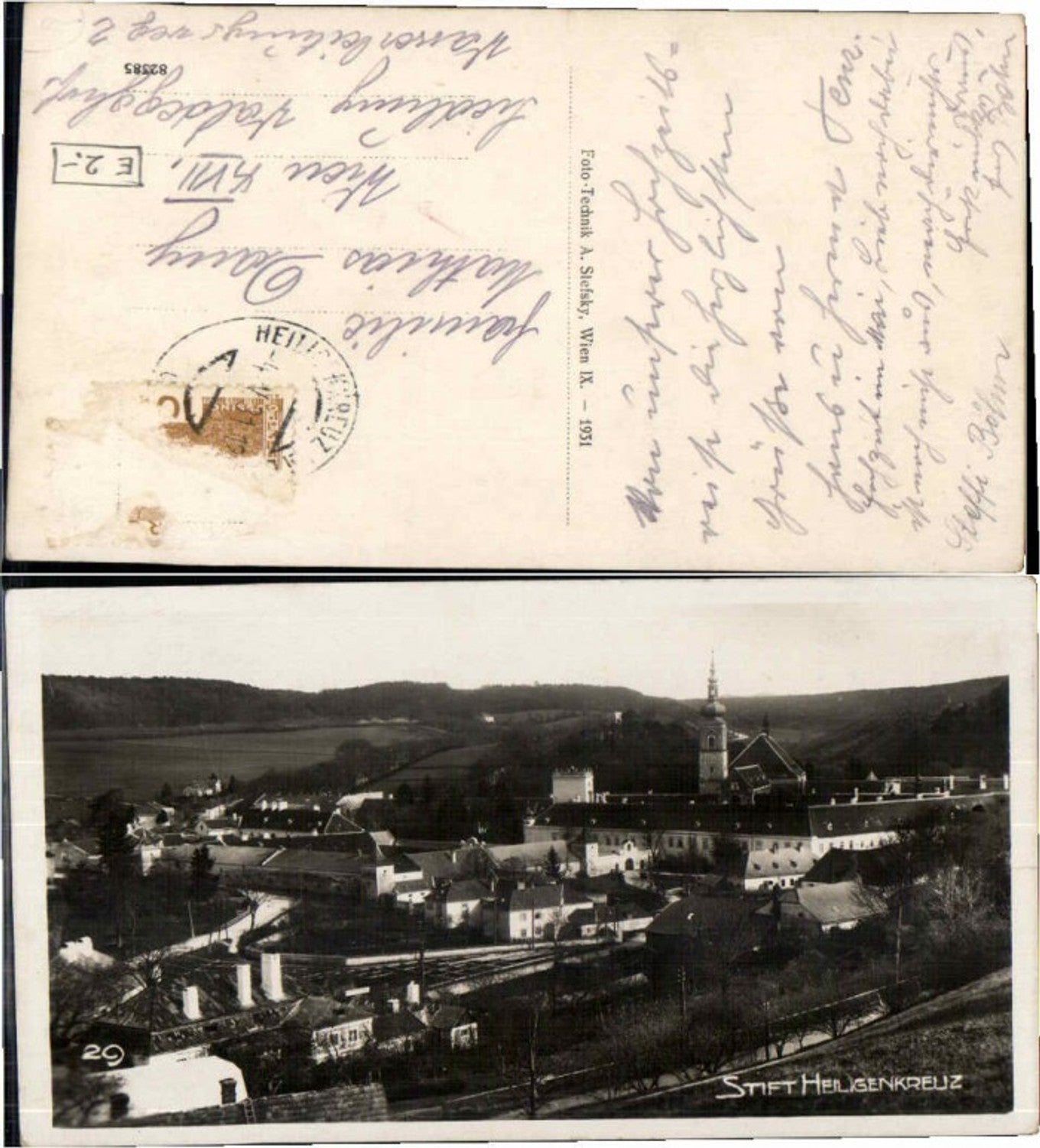 68531,Heiligenkreuz bei Baden 1931