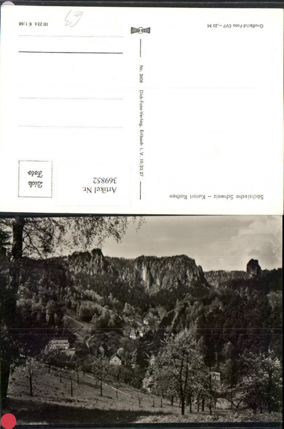 369852, Saxon Switzerland Rathen partial view