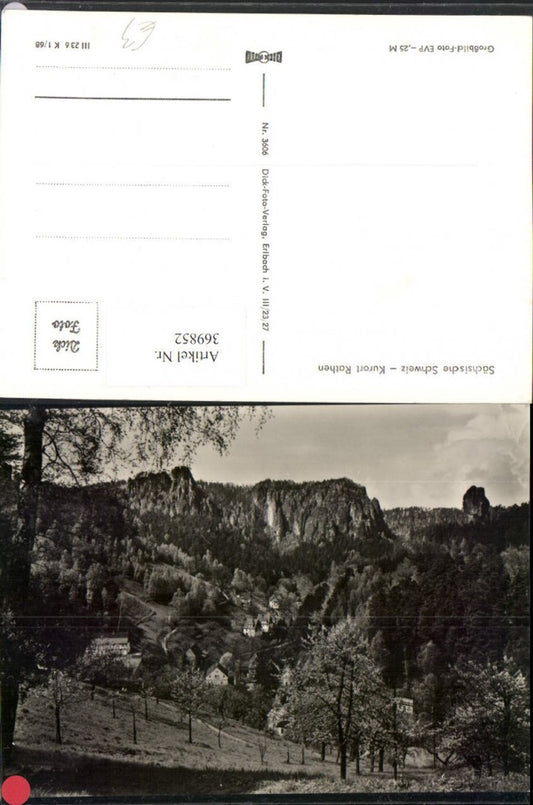 369852,Sächsische Schweiz Rathen Teilansicht