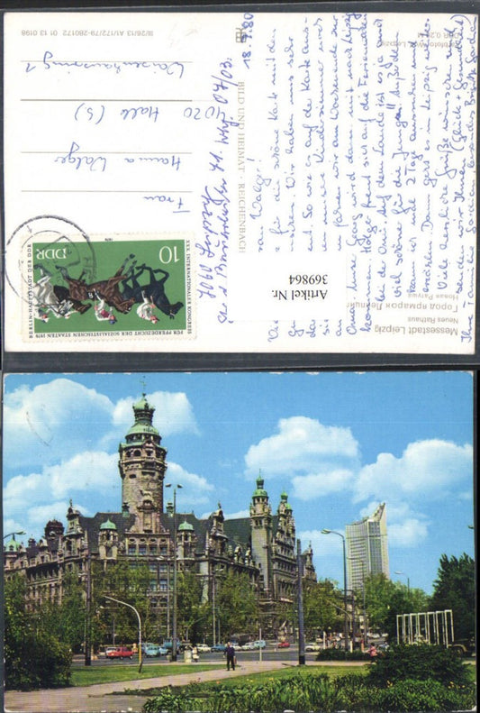 369864,Leipzig Rathaus Gebäude