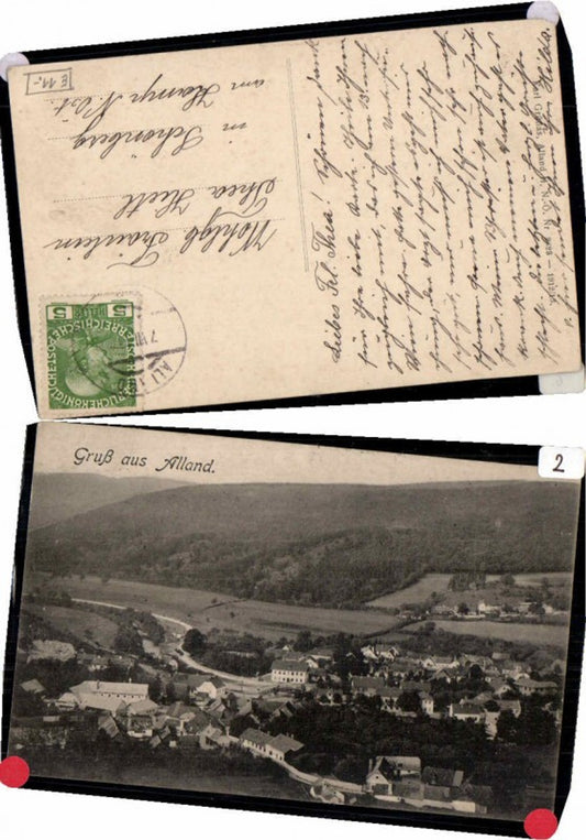 68570,Gruss aus Alland im Wienerwald 1912