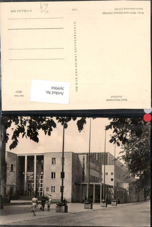 369904,Chemnitz Stadtbad Gebäude pub VEB 14/50