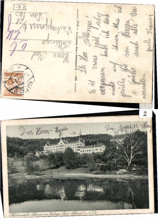 68610,Alland im Gebirge Anstalt 1928 pub Ledermann 17139