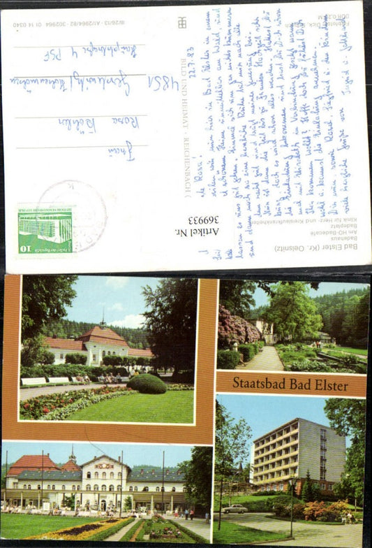 369933,Bad Elster Badehaus Badecafe Badeplatz Klinik Mehrbildkarte