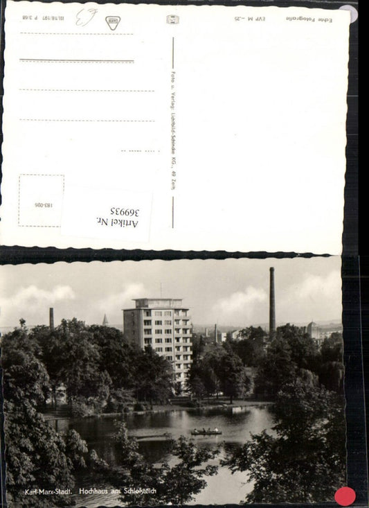 369935,Chemnitz Hochhaus am Schlossteich