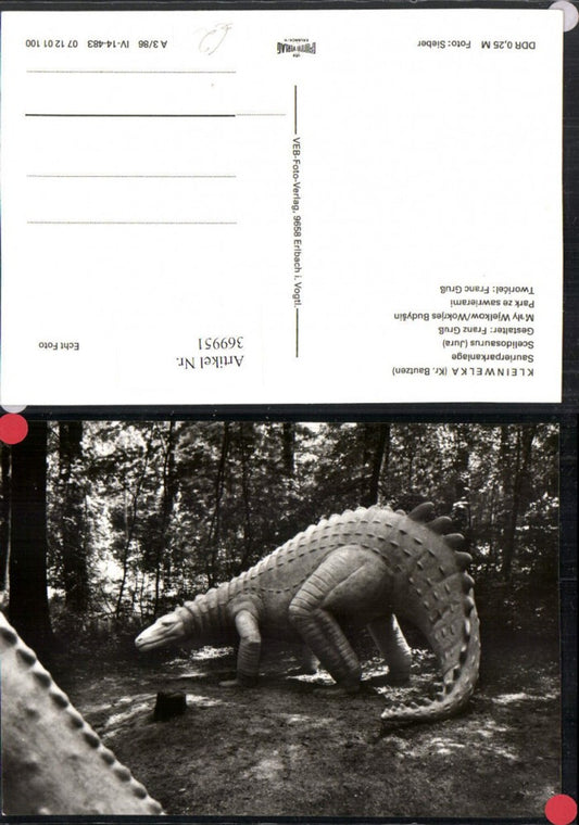 369951,Kleinwelka Saurierparkanlage Scelidosaurus Saurier