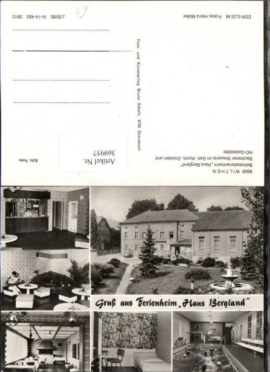 369957,Wilthen Ferienheim Haus Bergland Schwimmbad Mehrbildkarte