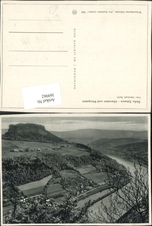 369962,Sächsische Schweiz Lilienstein u. Königstein b. Bad Schandau