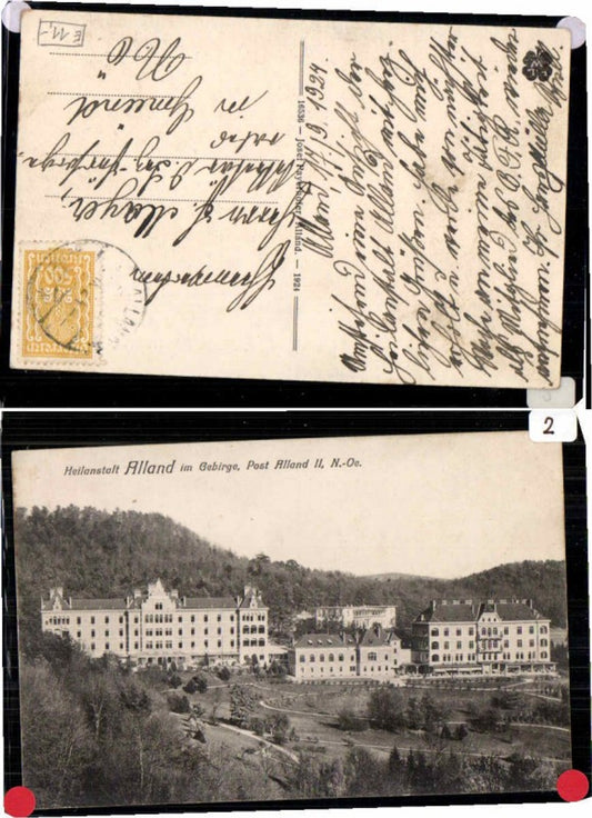 68645,Alland im Gebirge Partie um 1924