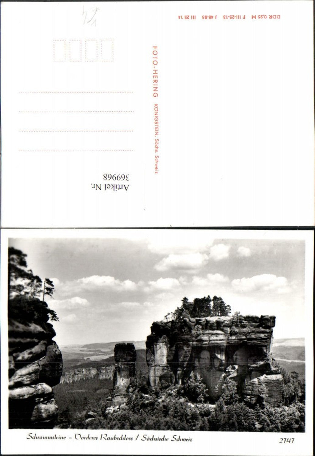 369968, Saxon Switzerland Schrammsteine ​​Raubschloss Felsen pub Photo Hering 2747