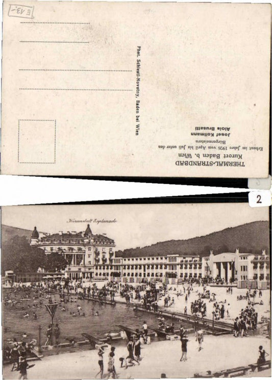 68652,Baden bei Wien Thermalbad 1926