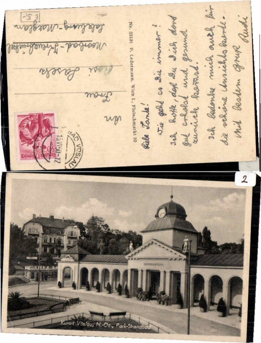 68673,Vöslau Park Strandbad 1950