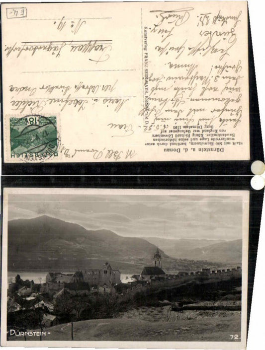 68693,Dürnstein i.d. Wachau RARE Partie zum Ort 1930
