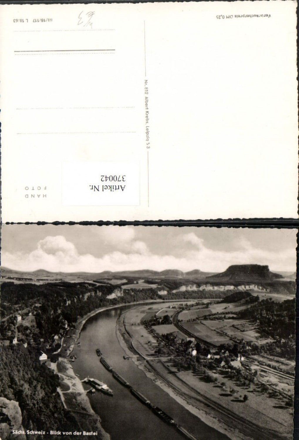 370042,Sächsische Schweiz Blick von d. Bastei b. Rathen