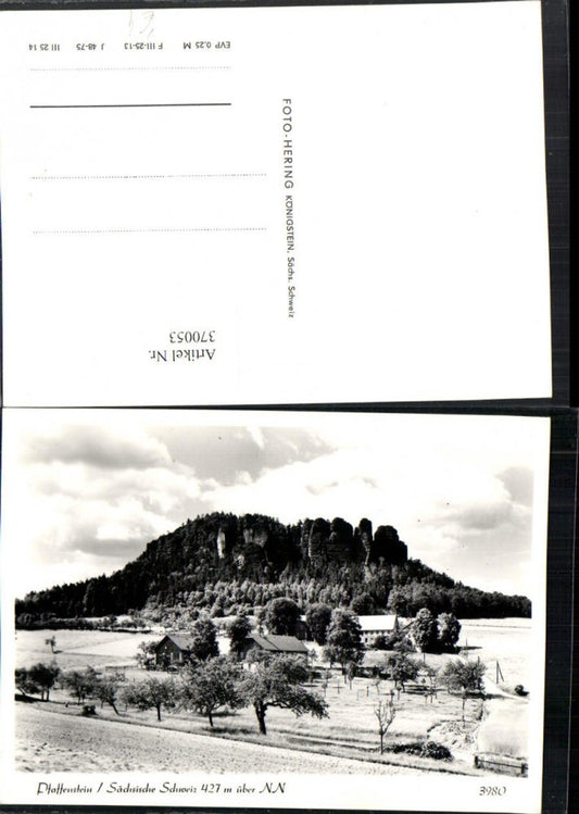 370053,Sächsische Schweiz Pfaffenstein b. Königstein pub Foto Hering 3980