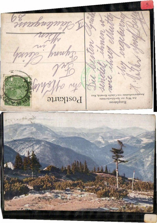 68738,Raxplateau Rax bei Reichenau Künstlerkarte