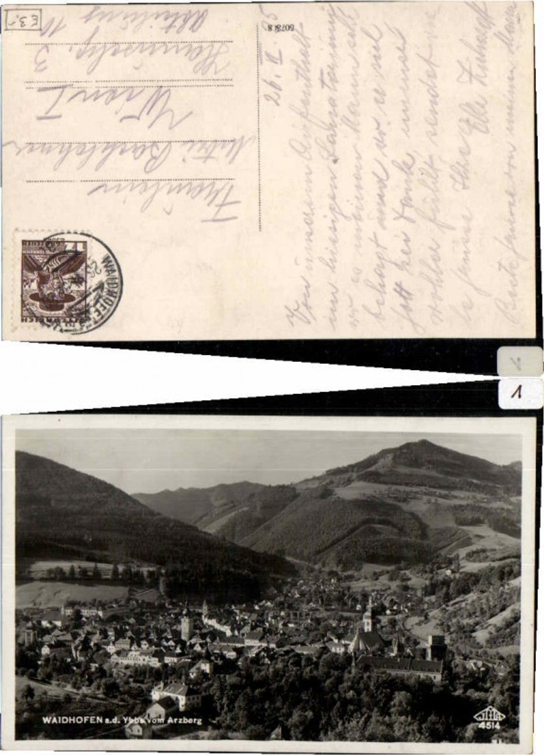 68798,Waidhofen a.d. Ybbs vom Arzberg