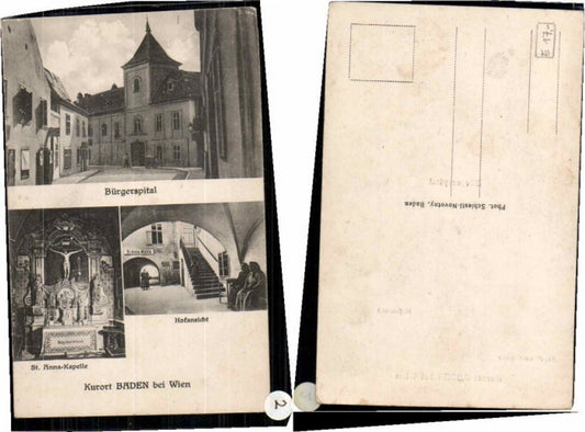 68808,Baden b. Wien Bürgerspital Anna Kapelle 1905