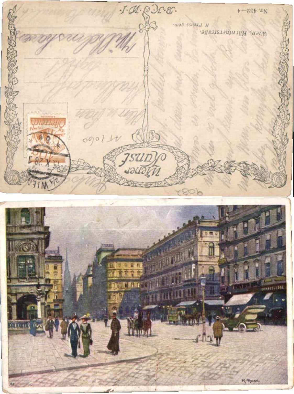 68906,Wien Kärntnerstrasse R. Preuss sig. B.K.W.I 432-4