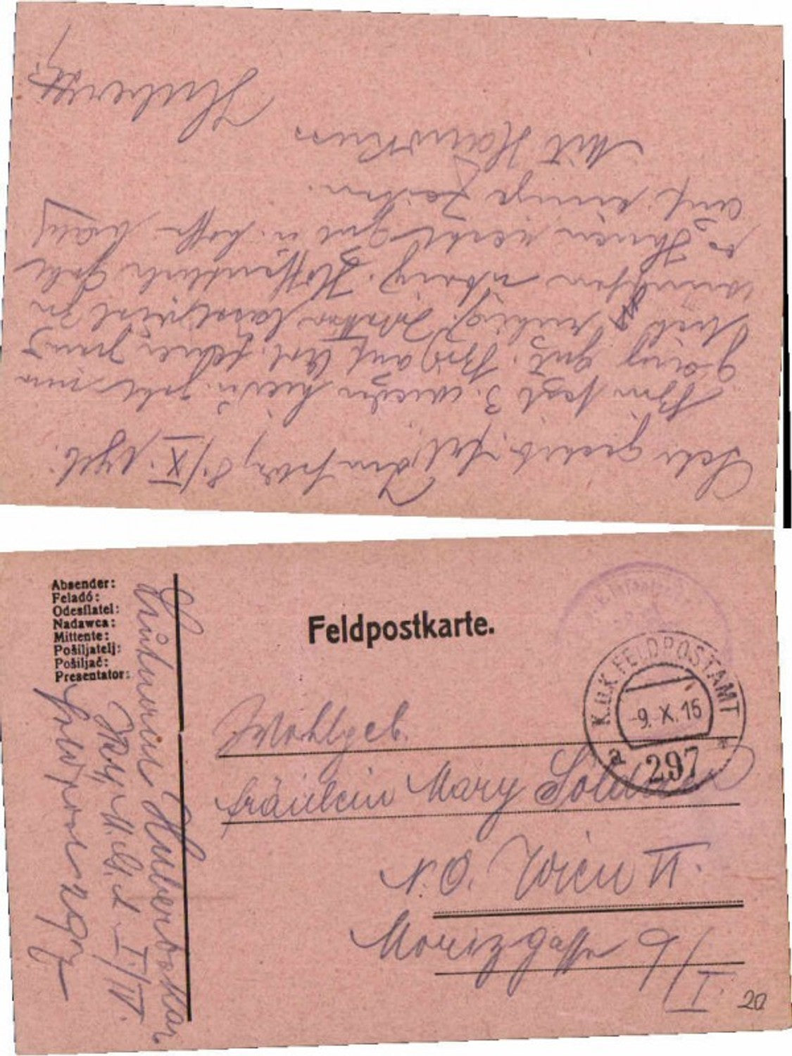 Alte Ansichtskarte – Old Postcard