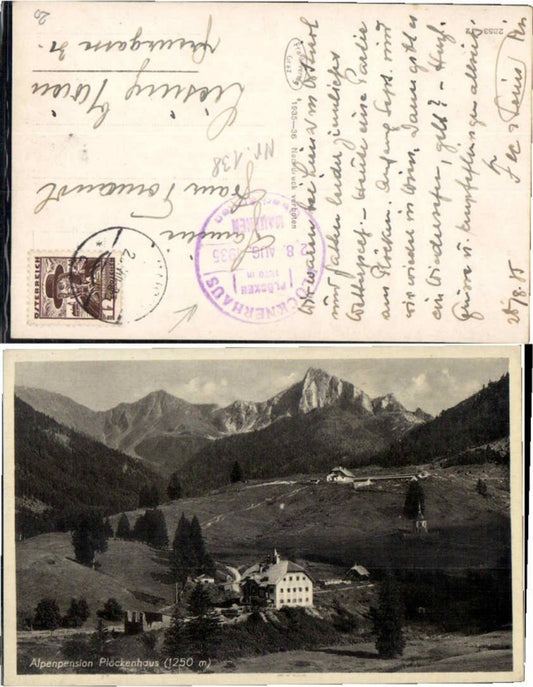 68975,Pension Plöckenhaus  b. Mauthen 1935