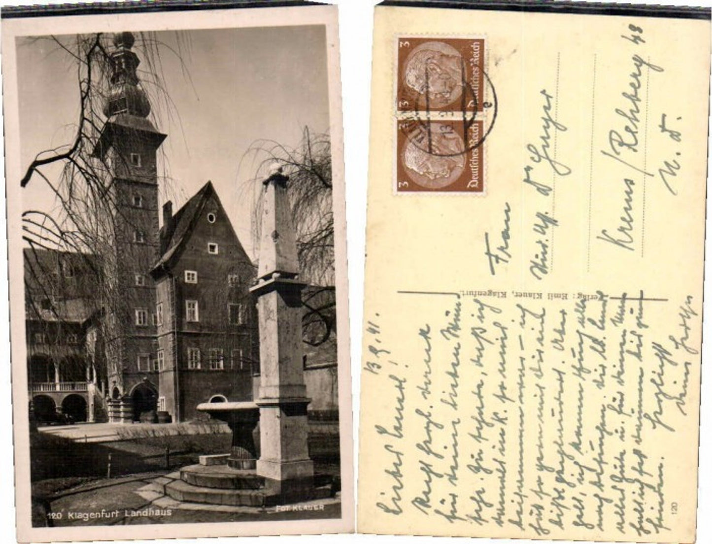 68986,Klagenfurt Landhaus Partie 1940