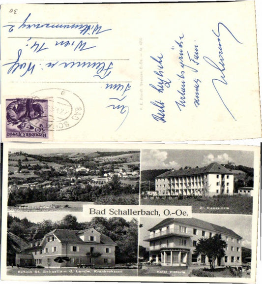 69019,Bad Schallerbach St Sebastian Kurheim Hotel Victoria pub Brandt 4/50