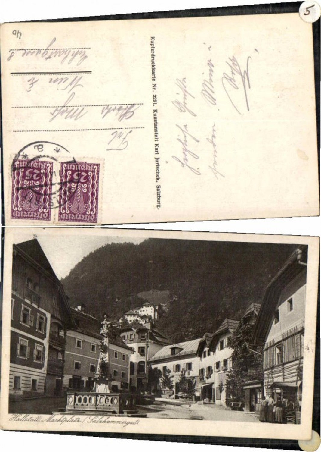 69029,Hallstatt Marktplatz pub Jurischek 3291